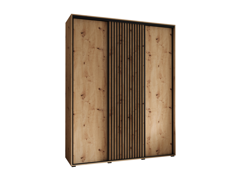 ARMARIO Hogarve 1 DE PUERTAS CORREDERAS 205.2/190/60 3 puertas (artisan/artisan) 08833ubgt