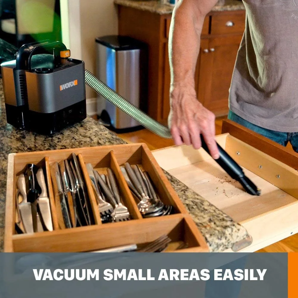 Worx WX030L 20V Power Share Cube Vac Cordless Compact Vacuum - Image 3