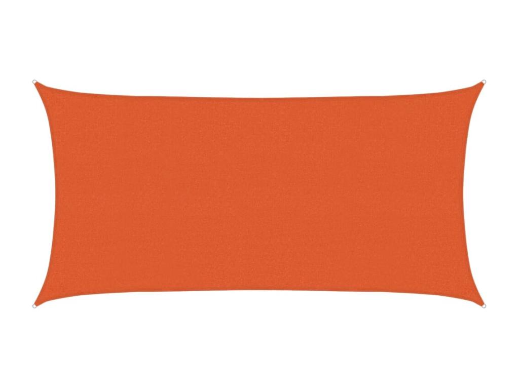 Vela de sombra 160 g/m² Naranja 2x3 5 m HDPE