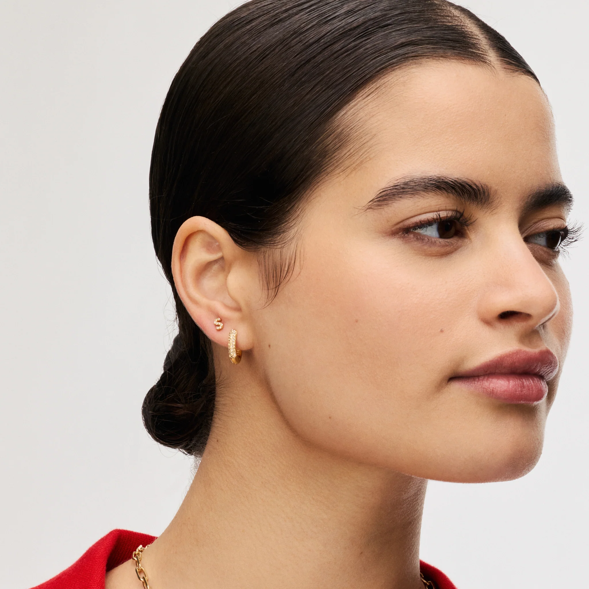 Always On Sparkle Hoop Earrings