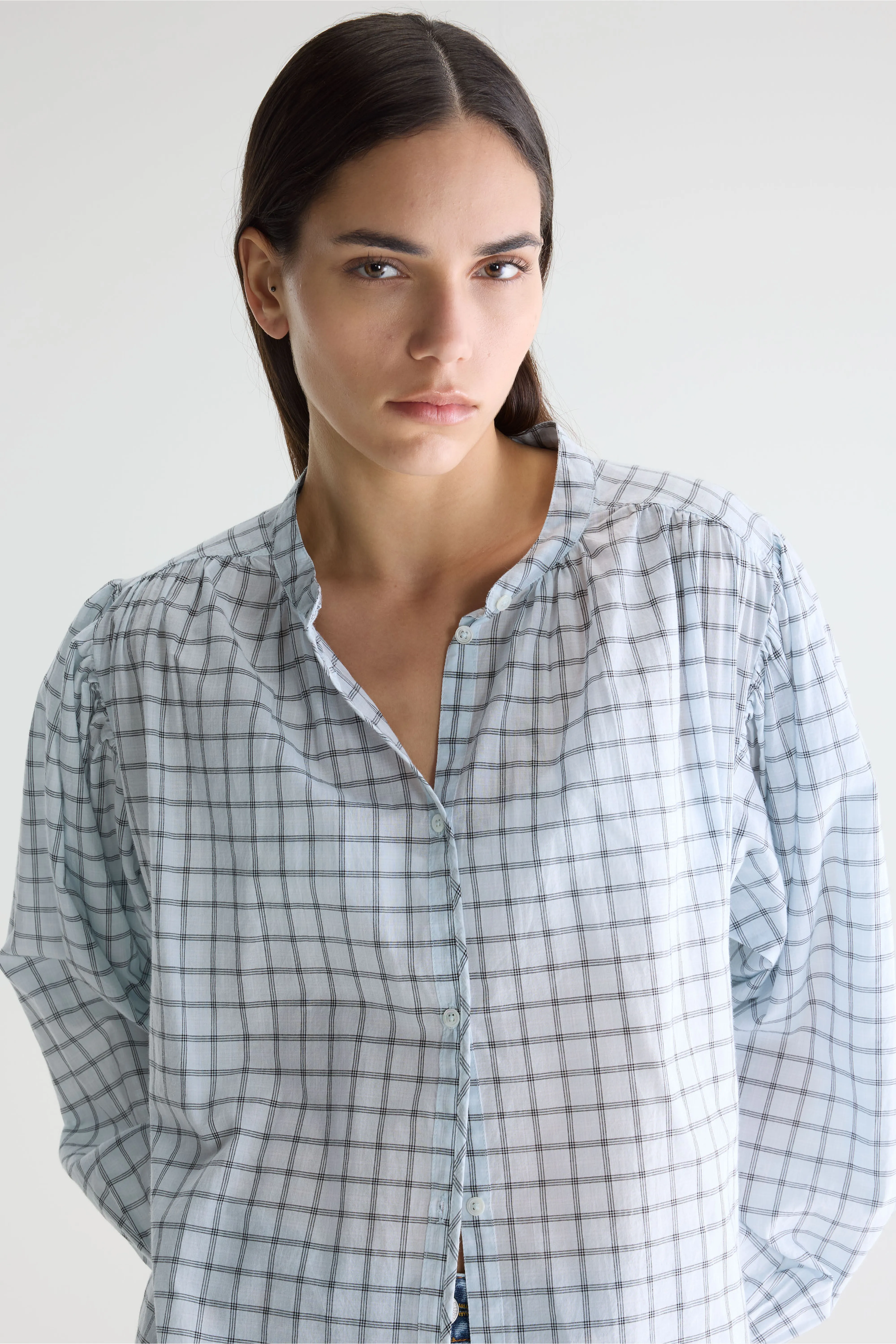Bellerose Cherry checked blouse (261 / W / CHECK B)