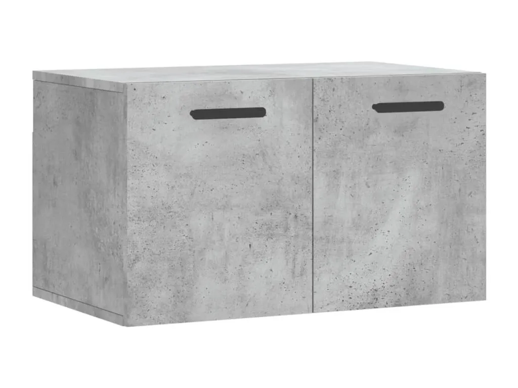 Vivircalido Armario de pared Vivircalido ingeniería gris hormigón 60x36.5x35 cm qctx96321