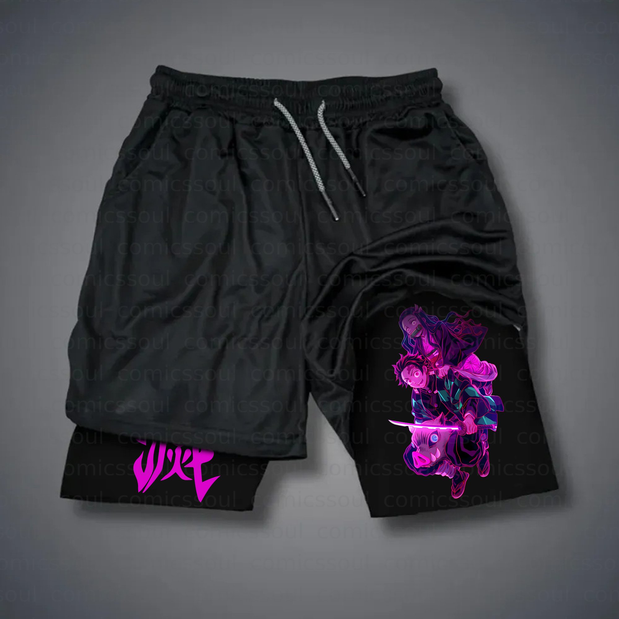 Unisex Casual Anime Streetwear Shorts 丨Comicssoul