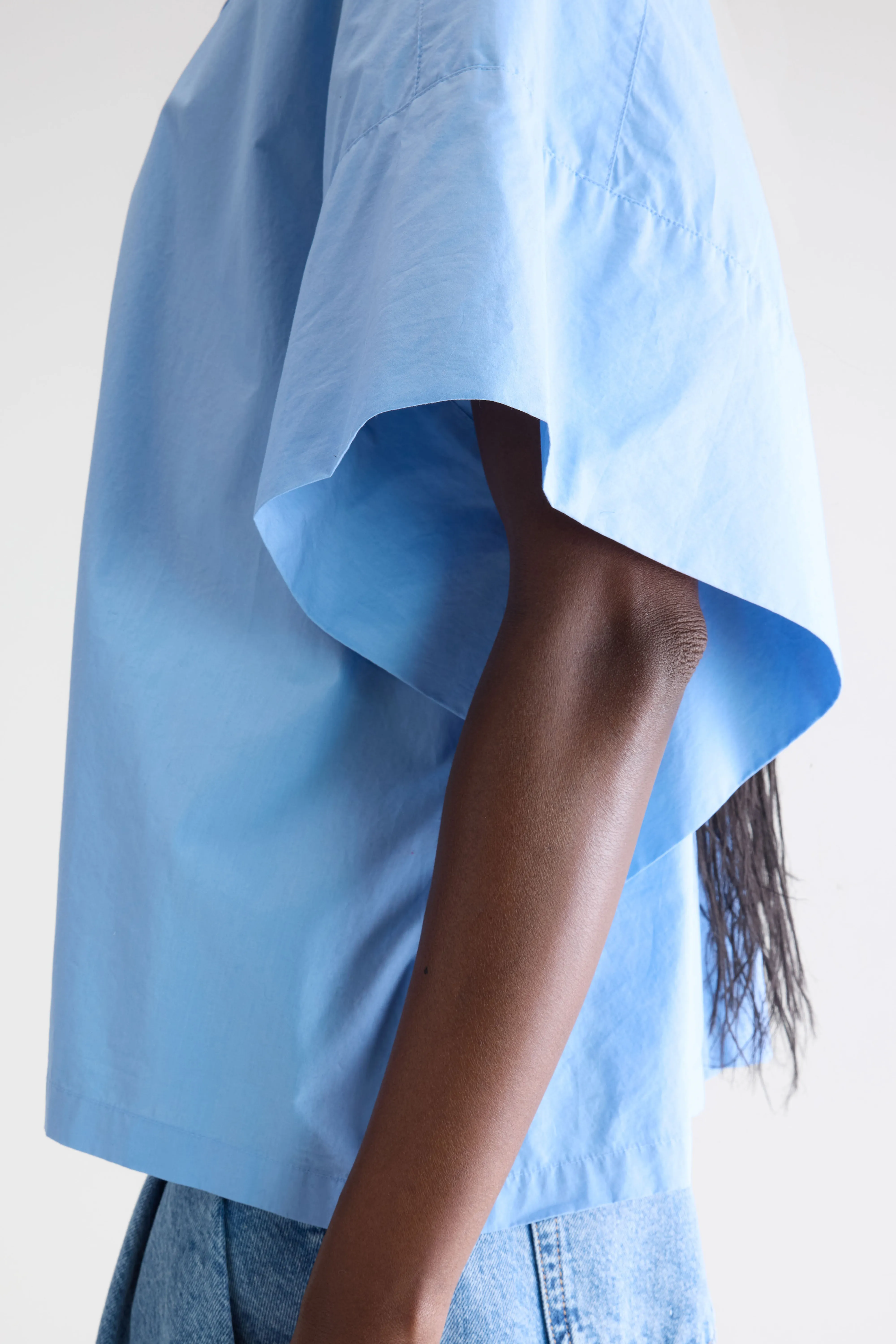 Bellerose Cairn short-sleeve shirt (252 / W / BLUE SHIRT)