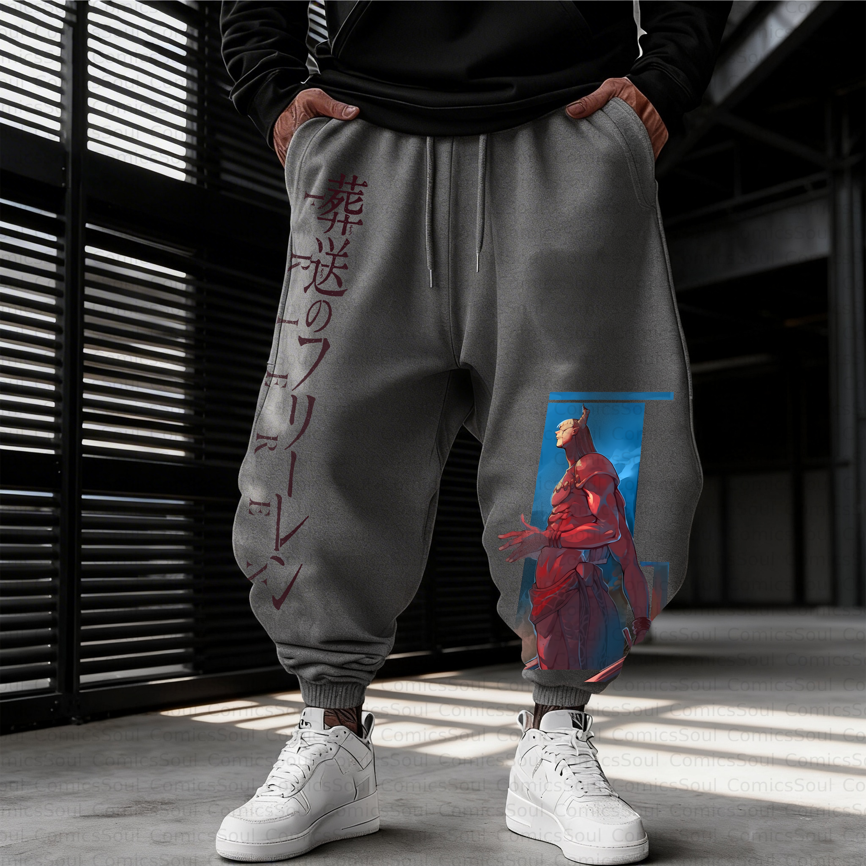 Unisex Casual Anime Streetwear Pant
