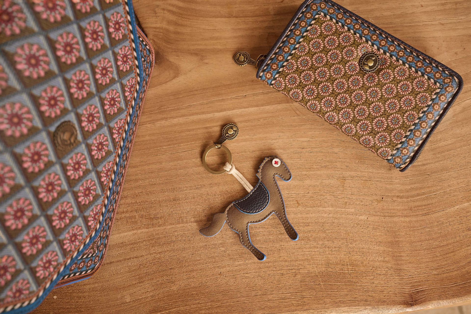 Harry Keychain Horse Khaki