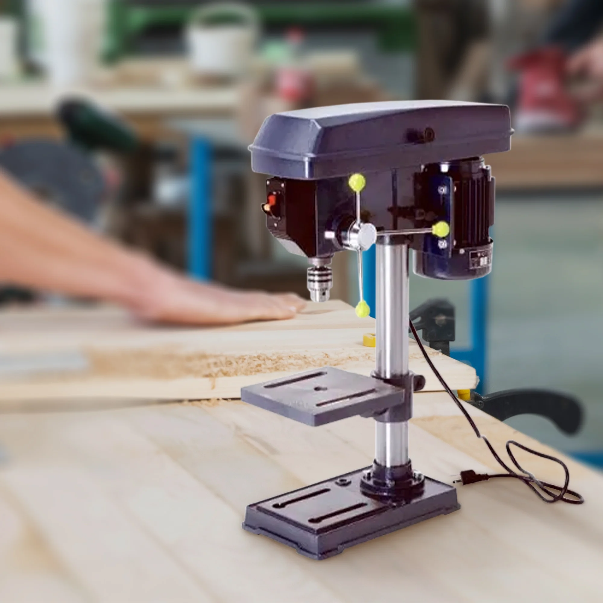 Master Mechanic 10-Inch Bench Mount Drill Press with 5 Speed 5/8 HP Motor - Image 4