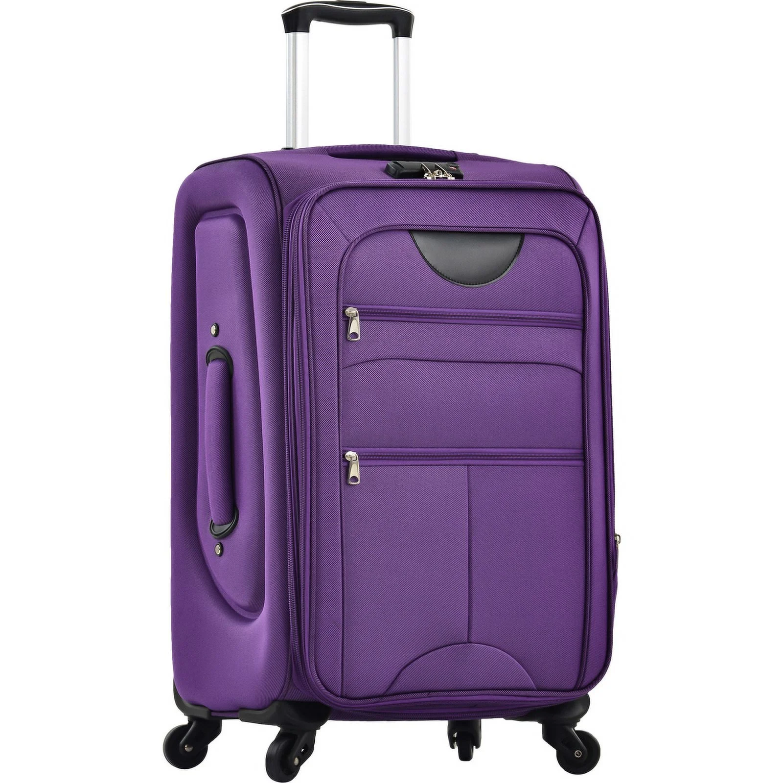 Softside Luggage Expandable 3 Piece Set Suitcase Upright Spinner Softshell Lightweight Luggage Travel Set - Image 24