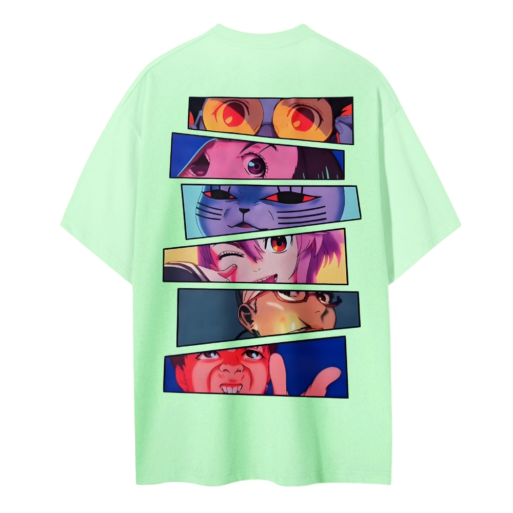 DANDADAN Cotton Unisex Round Neck Anime T-shirt TeeThreads Sustain the Scene with Custom Apparel