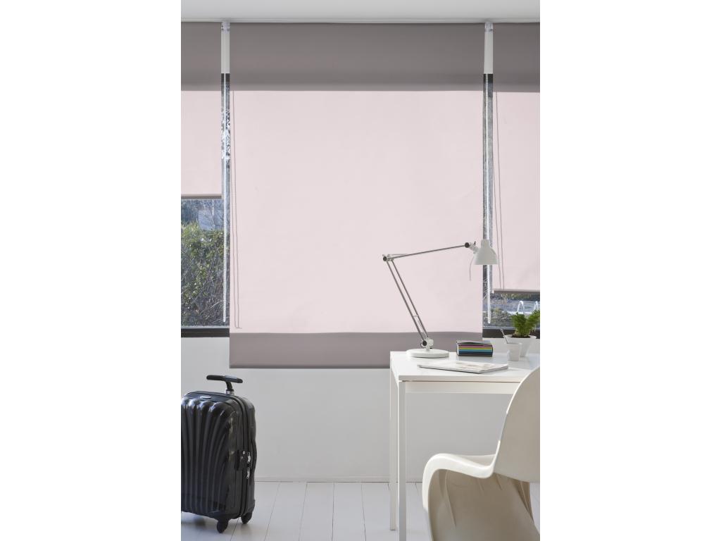 Laocacasas | Estores Enrollables Lisos Translucidos | 180 x 235 cm (Ancho por Alto) Tamaño de Tela 177 x 230 cm | Modelo GOVE Color Malva