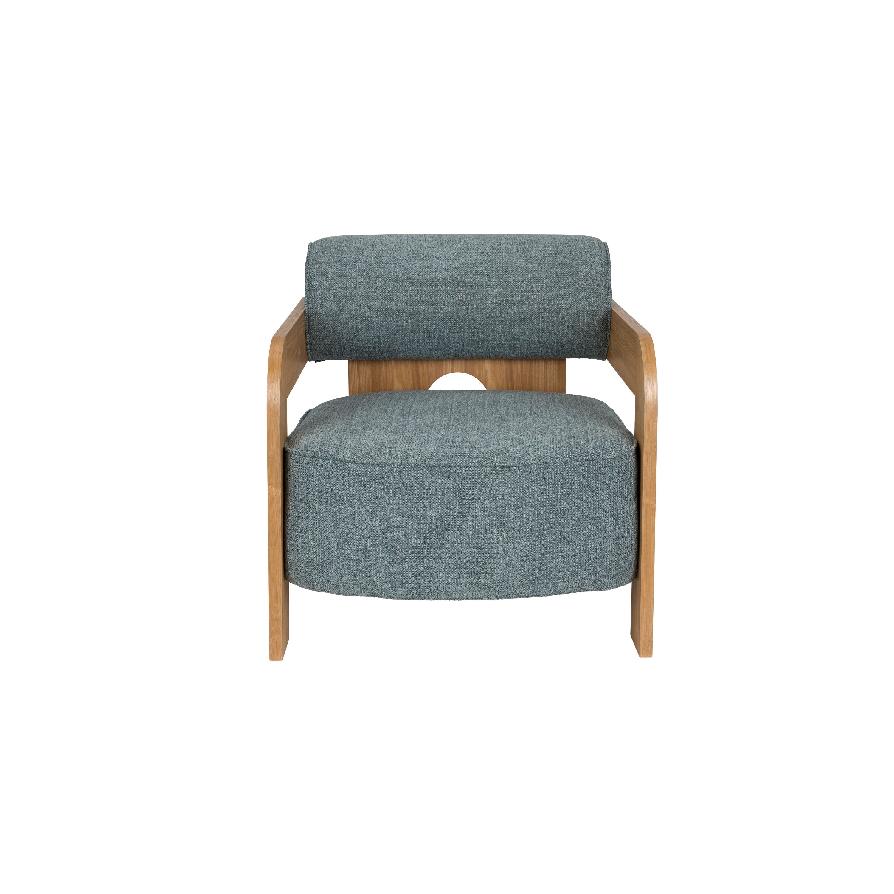 Zuiver Oolong Fauteuil Blauw  Grijs