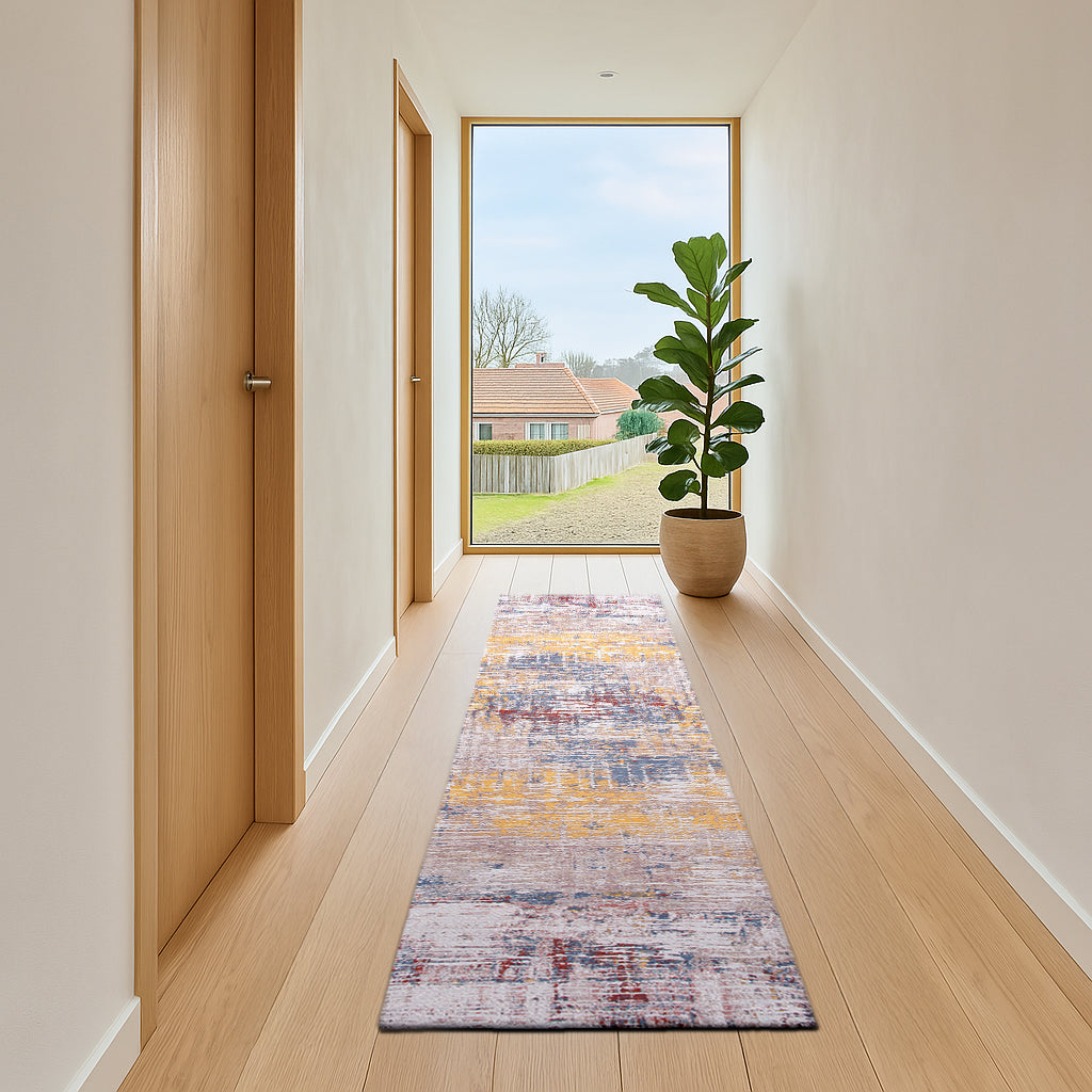 Louis de Poortere Streaks Runner Vloerkleed 80 x 250 cm - Montauk Mult