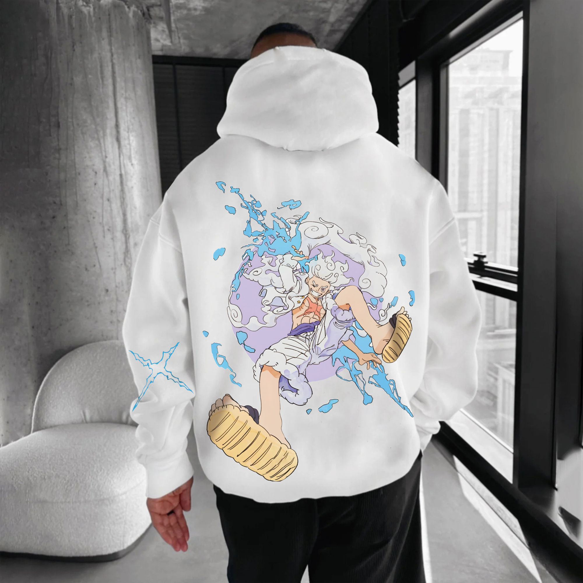 Unisex Anime Graphic Streetwear Vintage Hoodie