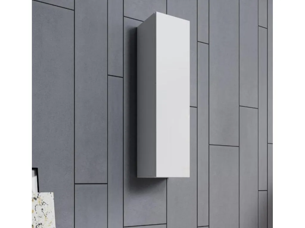 Armario colgante para Salón comedor en Blanco con 30x30x120 cm Casabellaes O1 23801HIDO