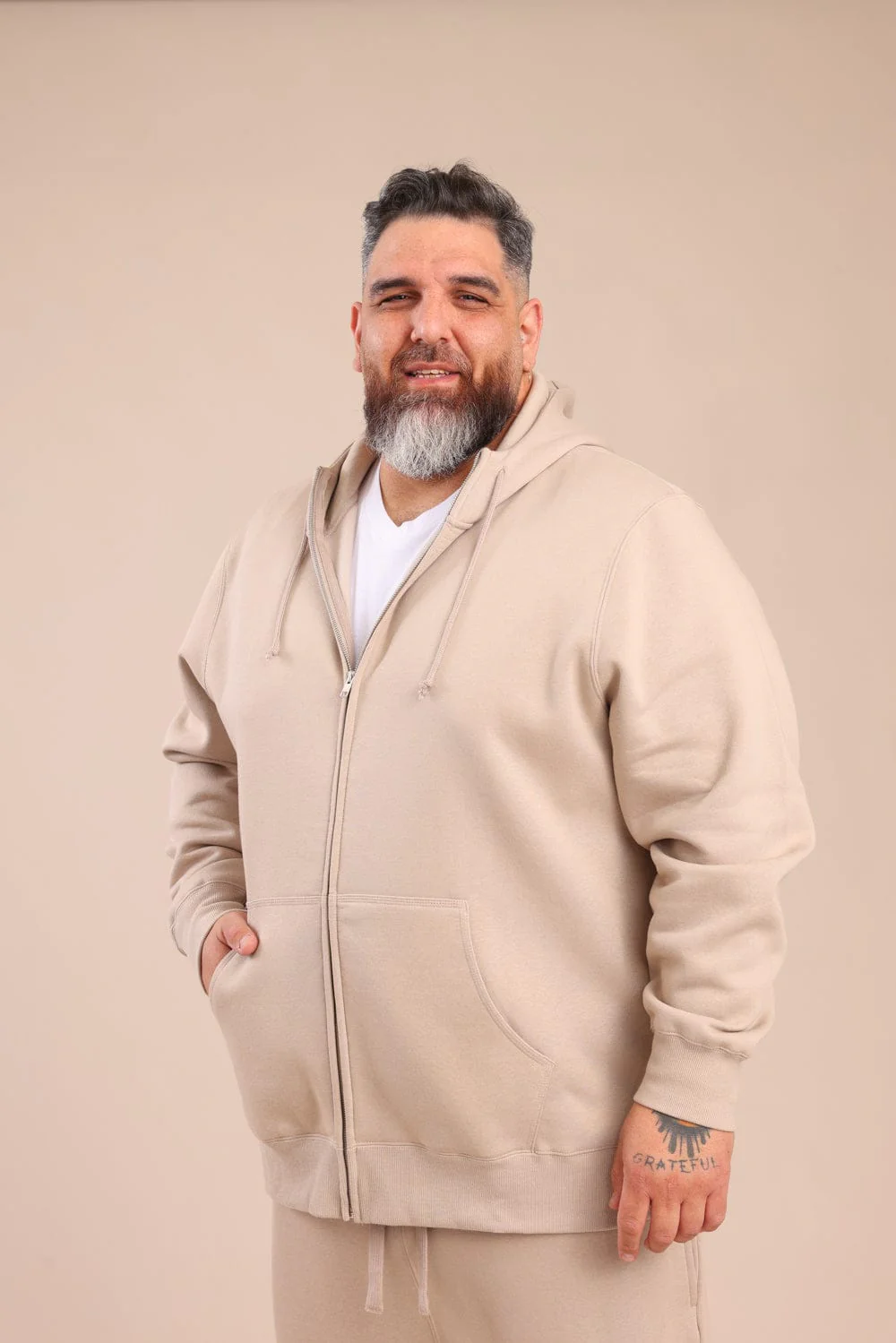 פוטר קרדיגן קפוצ'ון | PLUS SIZE
