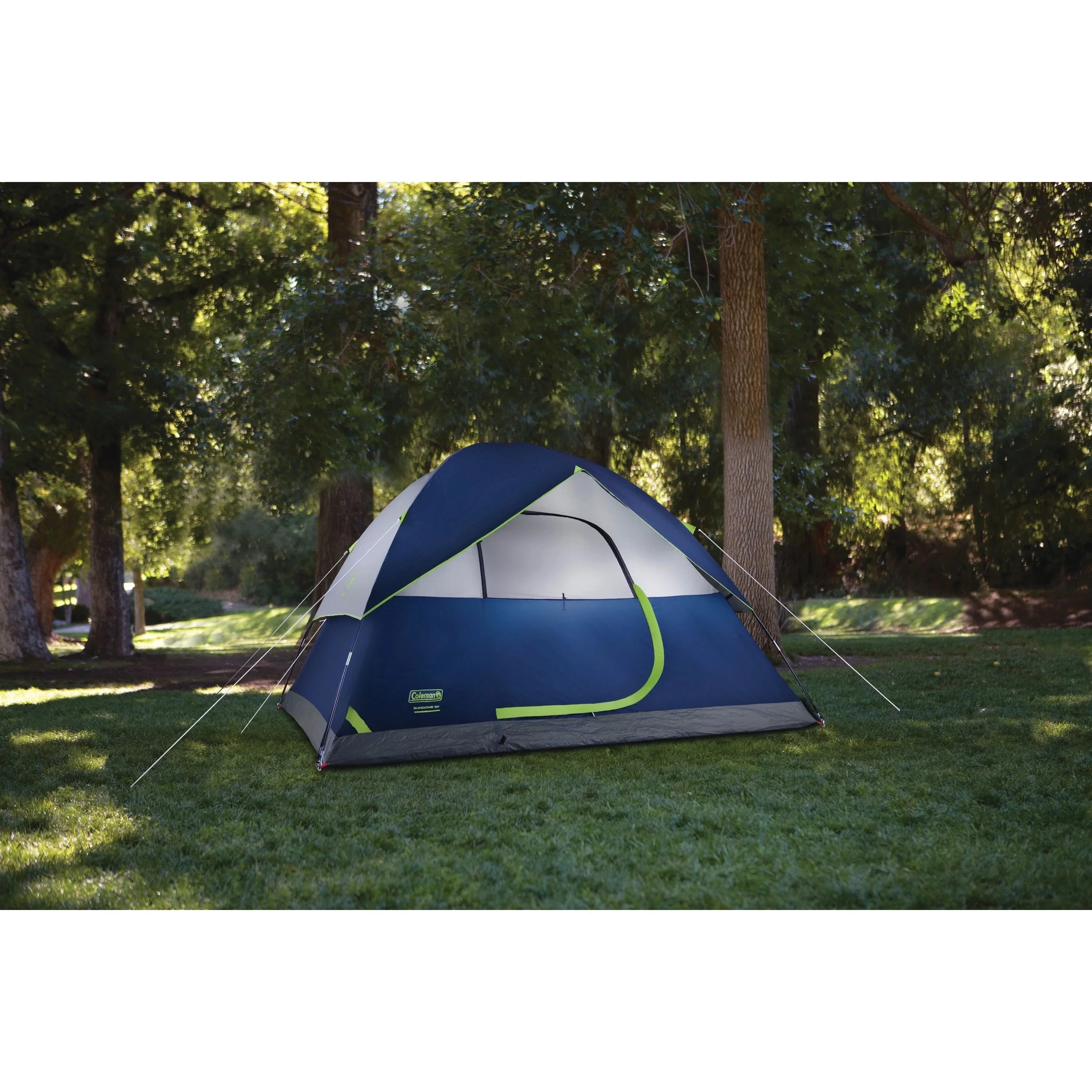 Coleman 6-Person Sundome Dome Camping Tent, Blue - Image 10 Coleman 6-Person Sundome Dome Camping Tent, Blue - Image 10