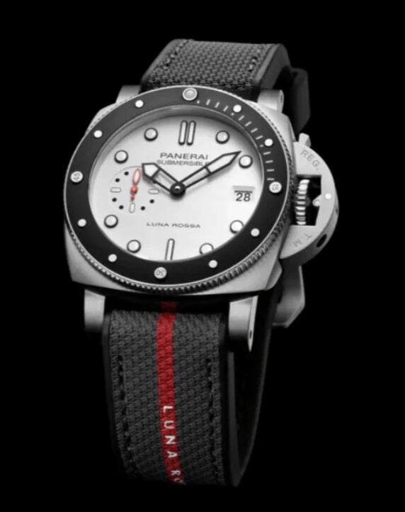 Panerai Replica Clone Submersible Luna Rossa – White Face Dial