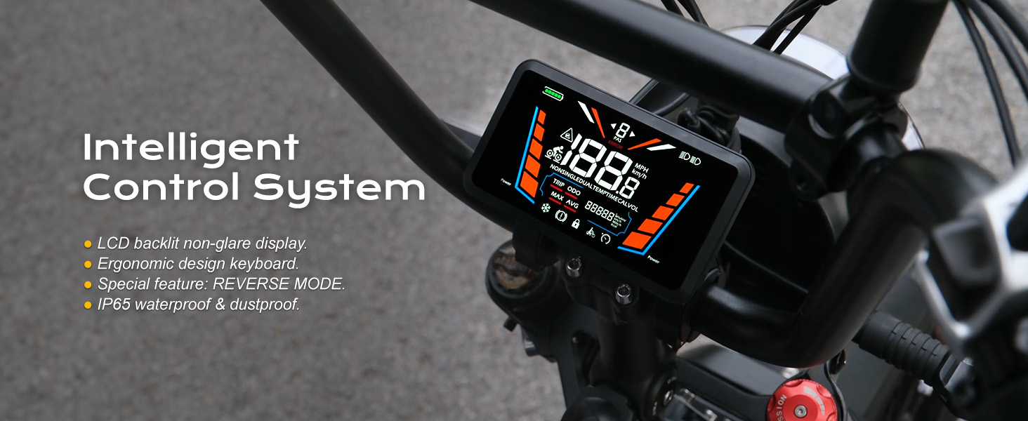 Meetone Tour electric tricycle control system with reverse mode