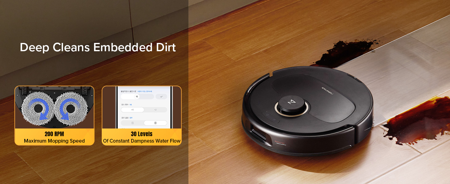 robot vacuum and mop