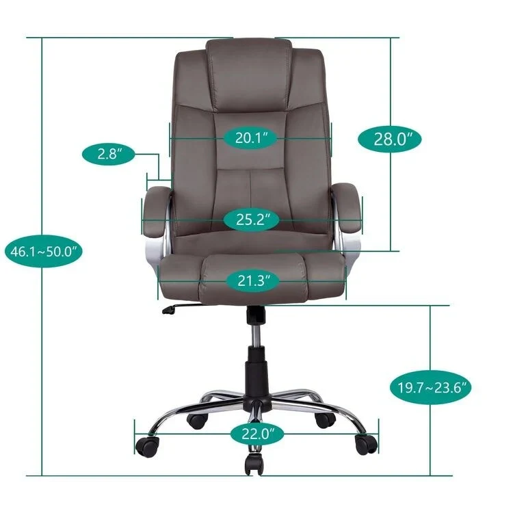 Adjustable Ergonomic Office Chair with Breathable Mesh, Lumbar Support, and 360-Degree Swivel Wheels for Enhanced Mobility