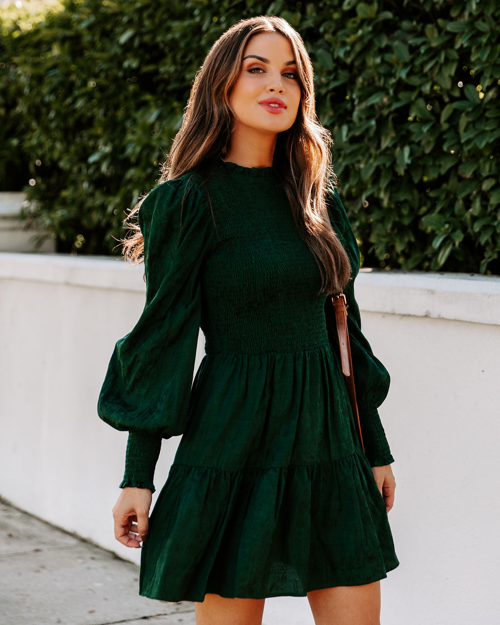 Now Look At You Smocked Dress - Emerald - Se7enfashion