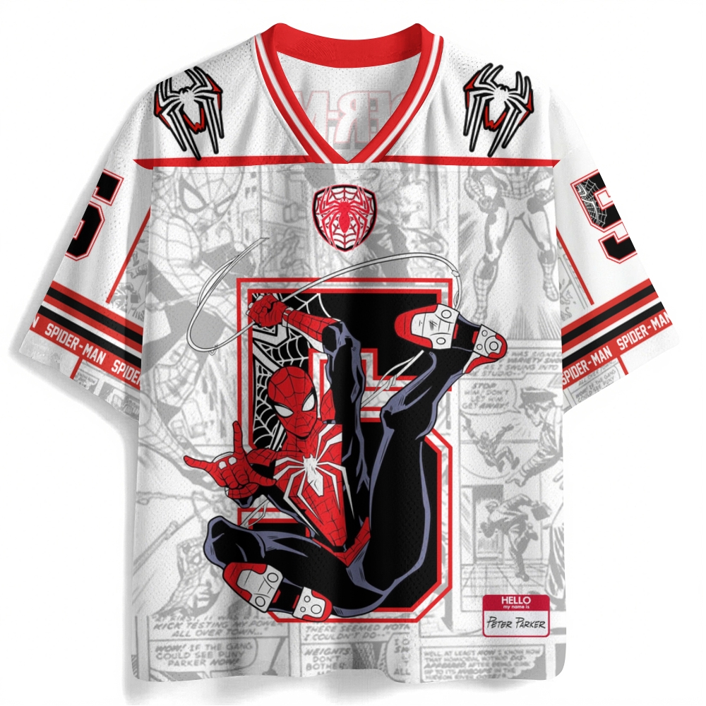 Spider-Man Anime Football Jersey