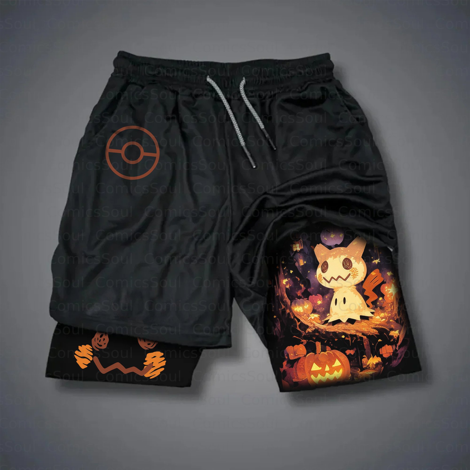 Unisex Casual Anime Streetwear Shorts