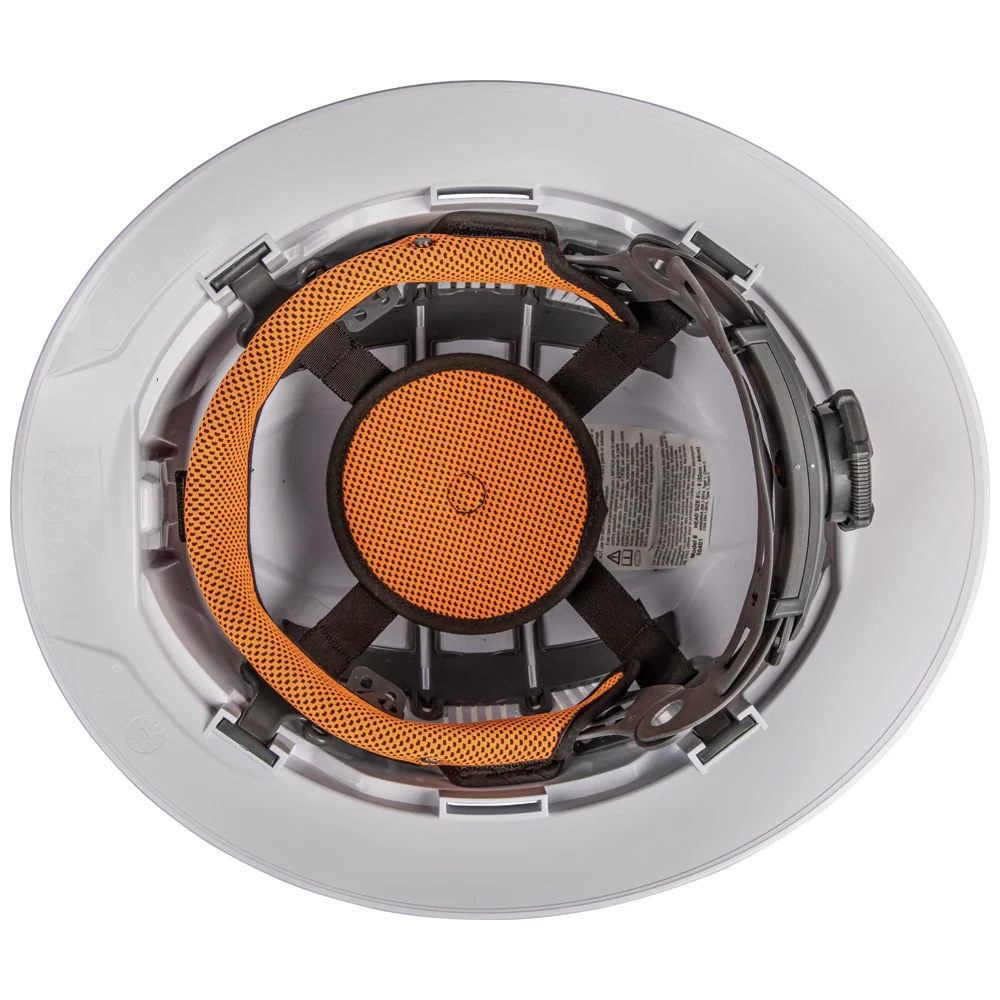 Hard Hat, Vented, Full Brim Style, White 60401 - KTF Painting Interior Exterior
