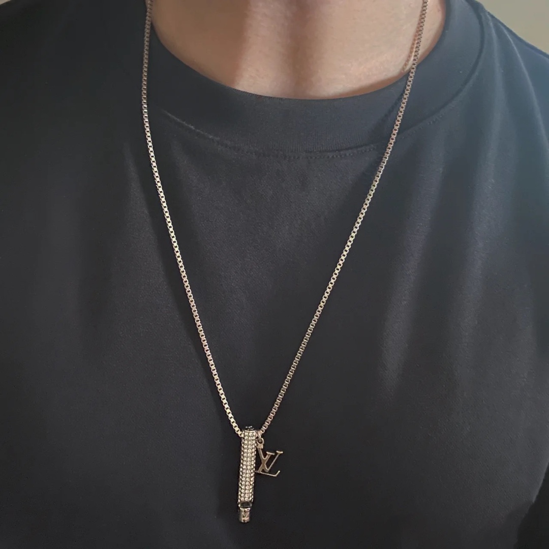 Louis Vuitton Diamond Whistle Pendant Necklace - Original Replica Club