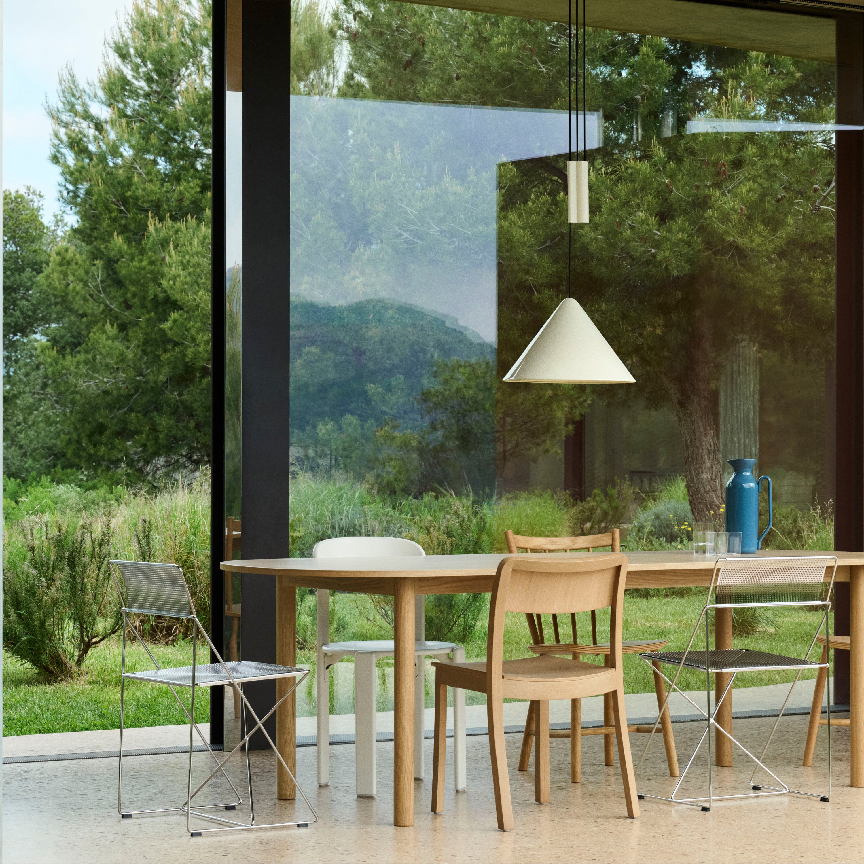 HAY Compass Hanglamp - Oyster White