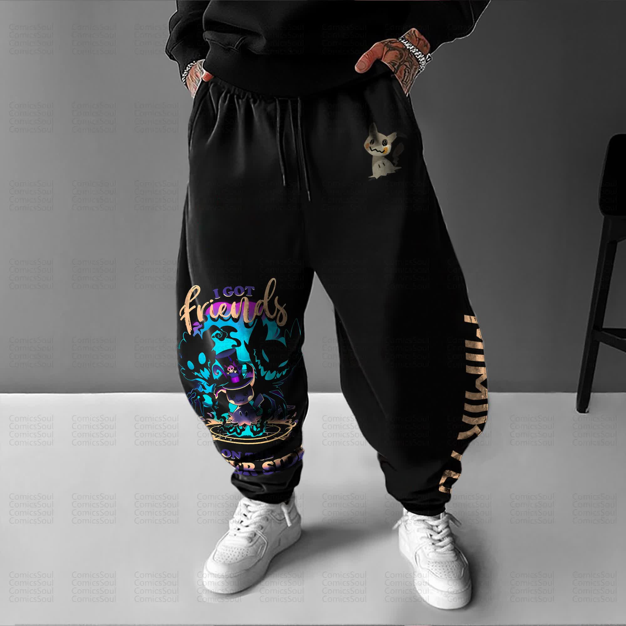 Unisex Anime Inspired Vintage Pants丨Comicssoul
