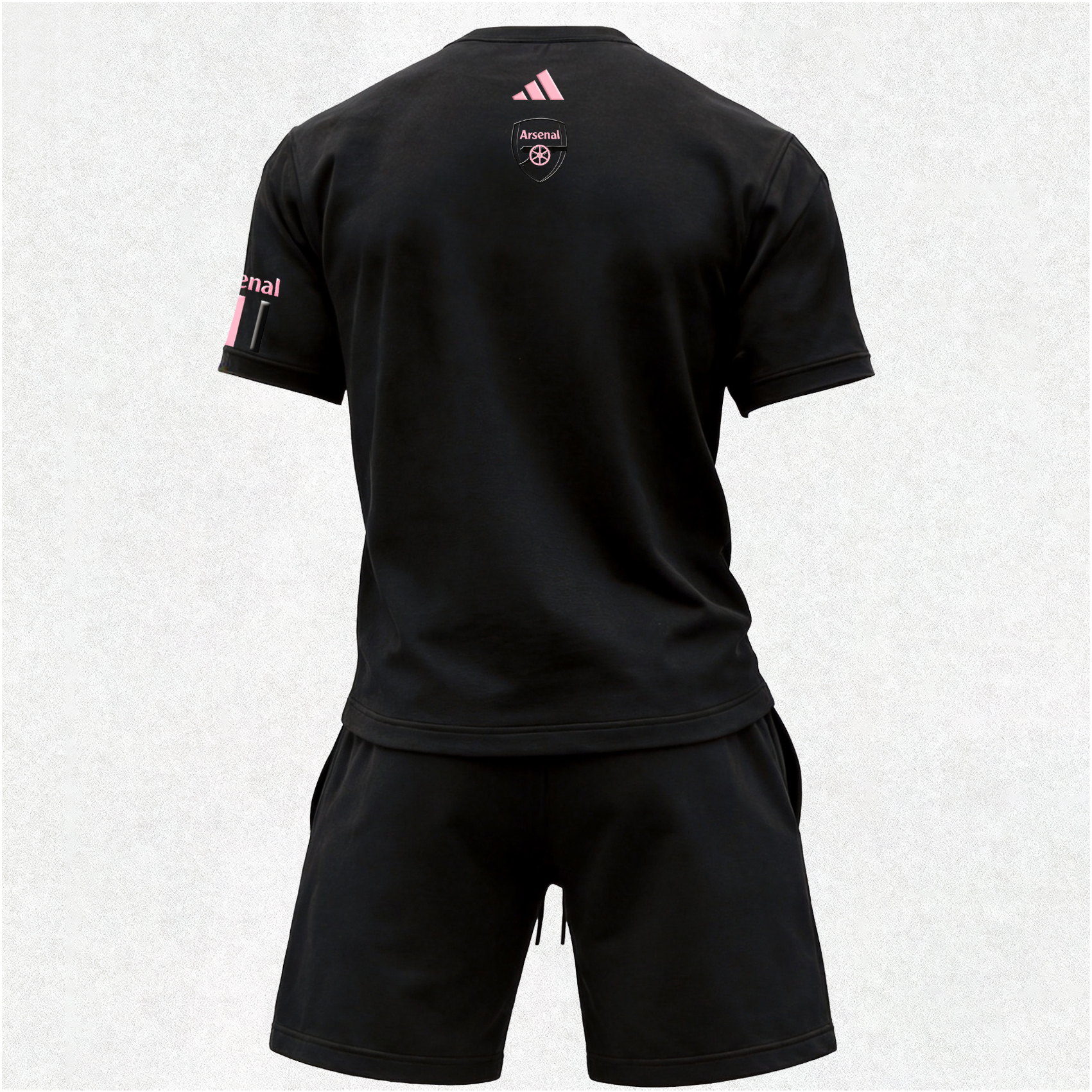 Black & Pink Football Club Sports Set