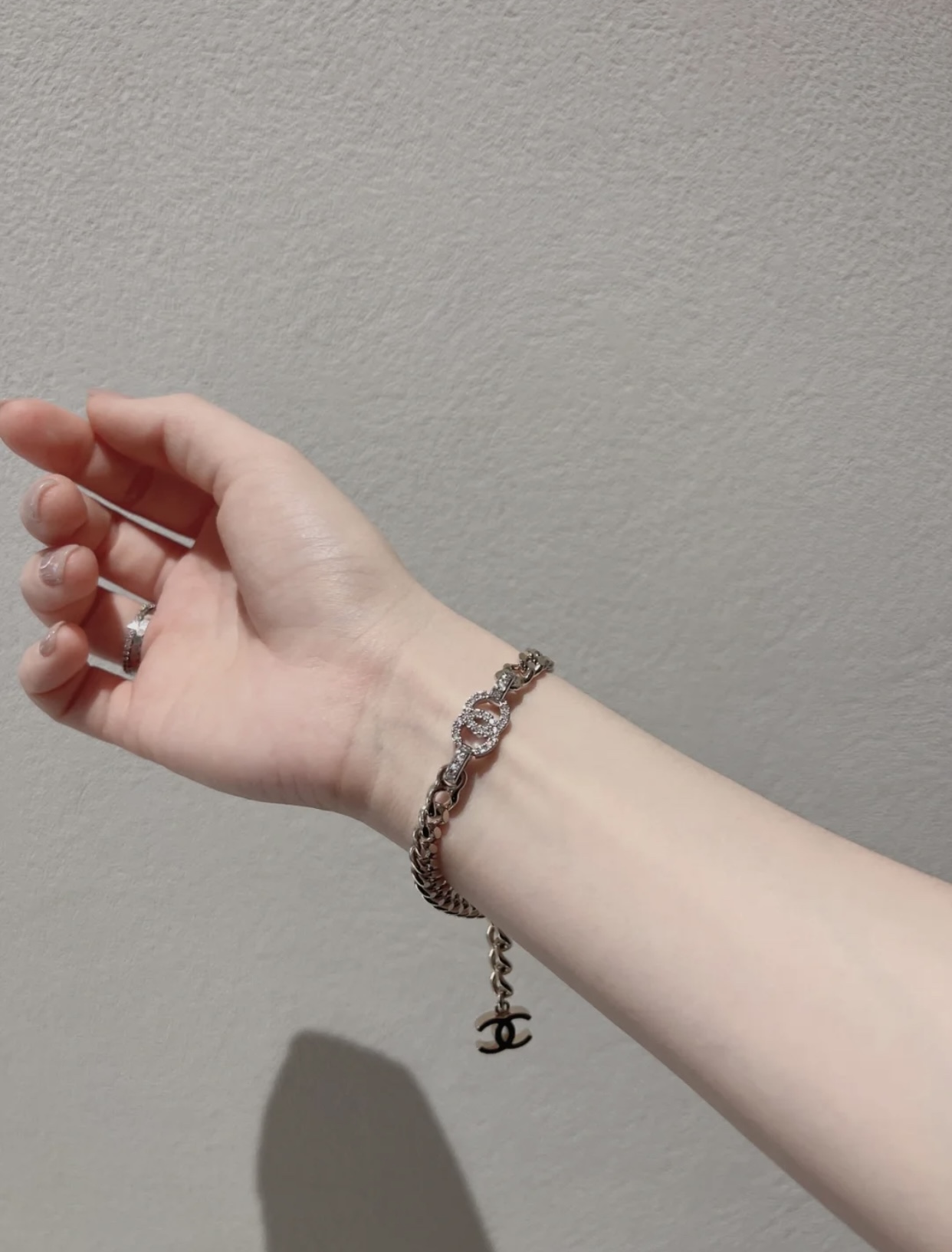 Chanel Mixed Color Cuban Chain Bracelet Earrings Choker Necklace - Original Replica Club