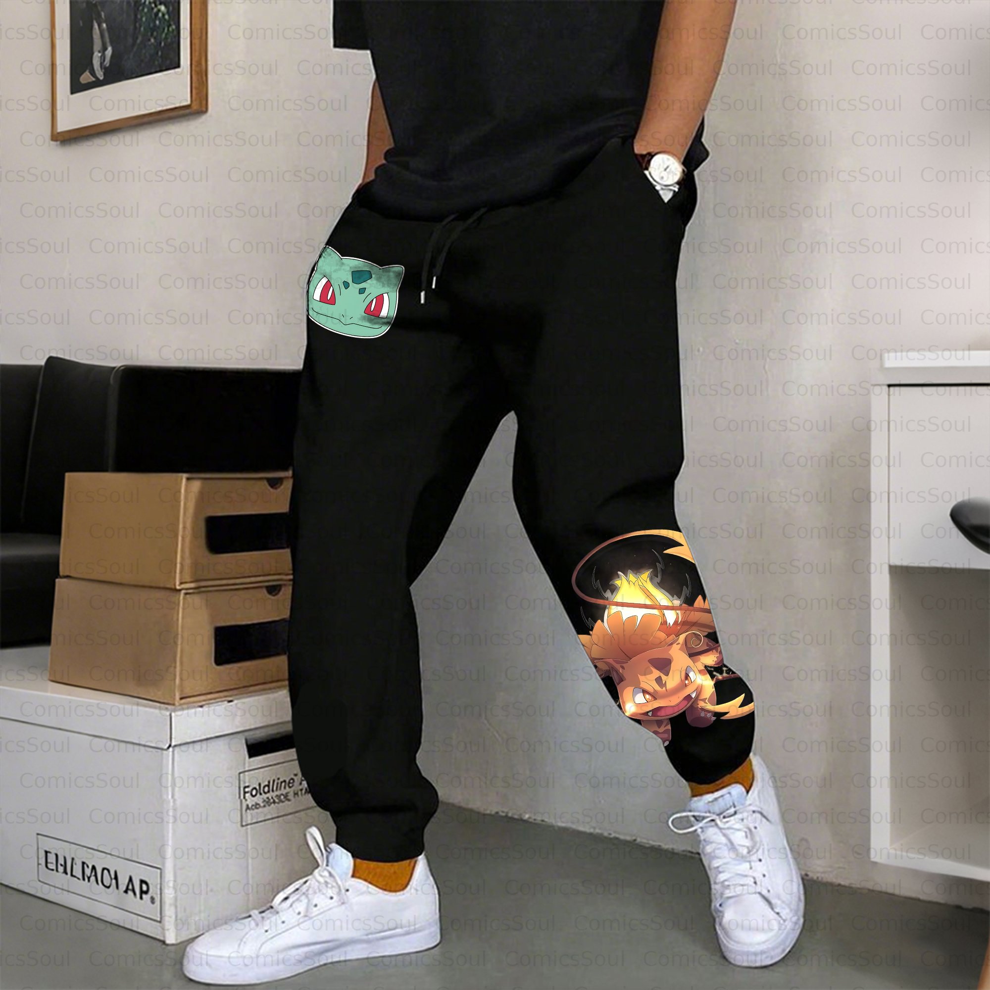 Unisex Casual Anime Streetwear Pant