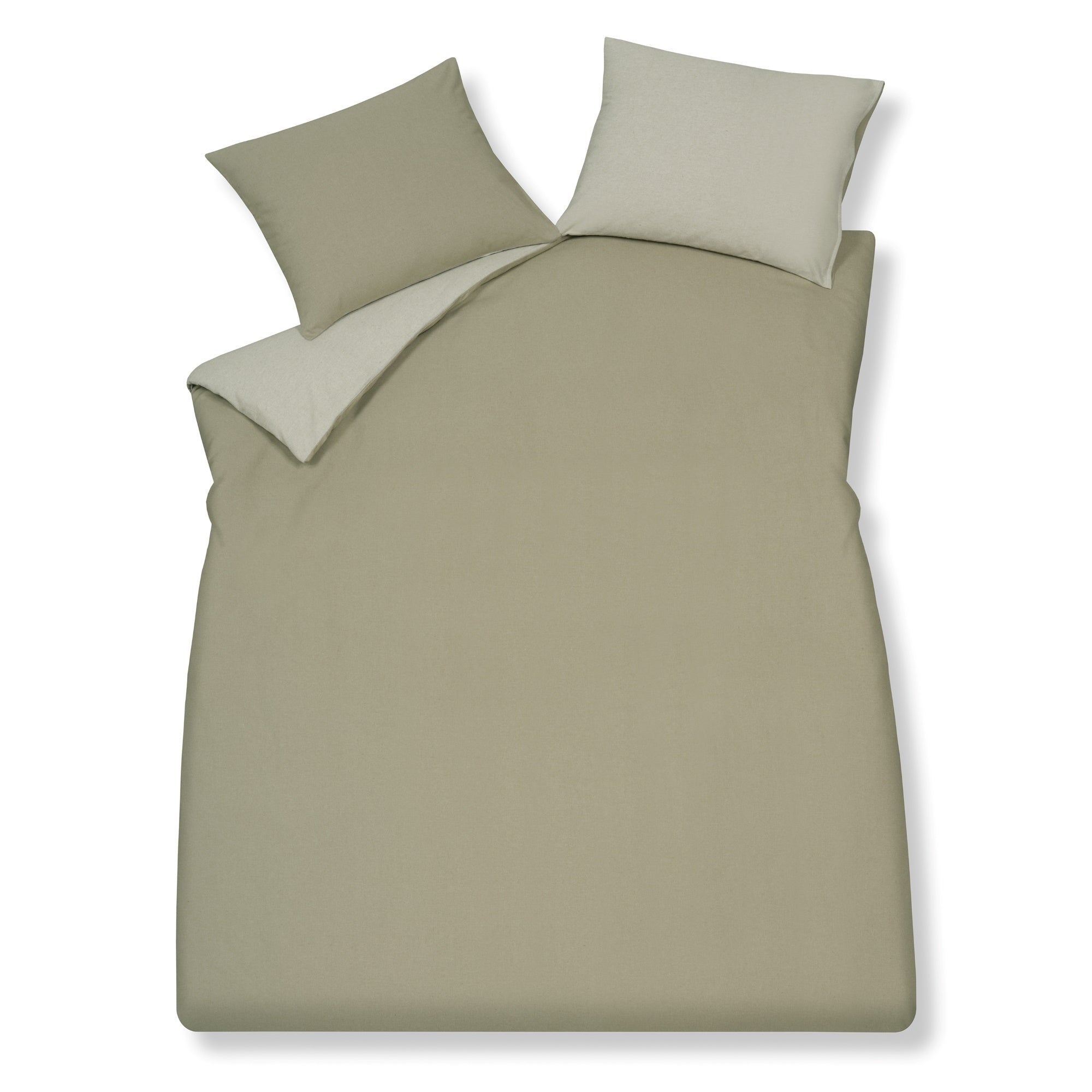 Home Livorno Dekbedovertrek Sage Green   200 x 200 220 cm   Groen