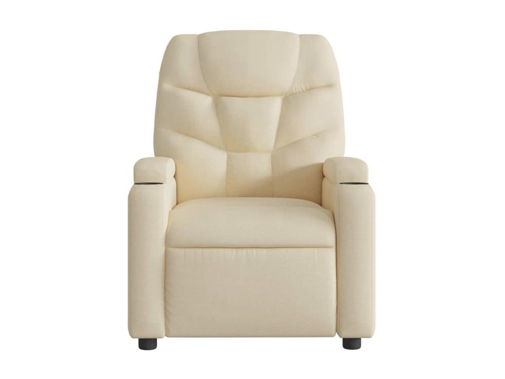 Sillón de masaje reclinable de Nidolux color crema