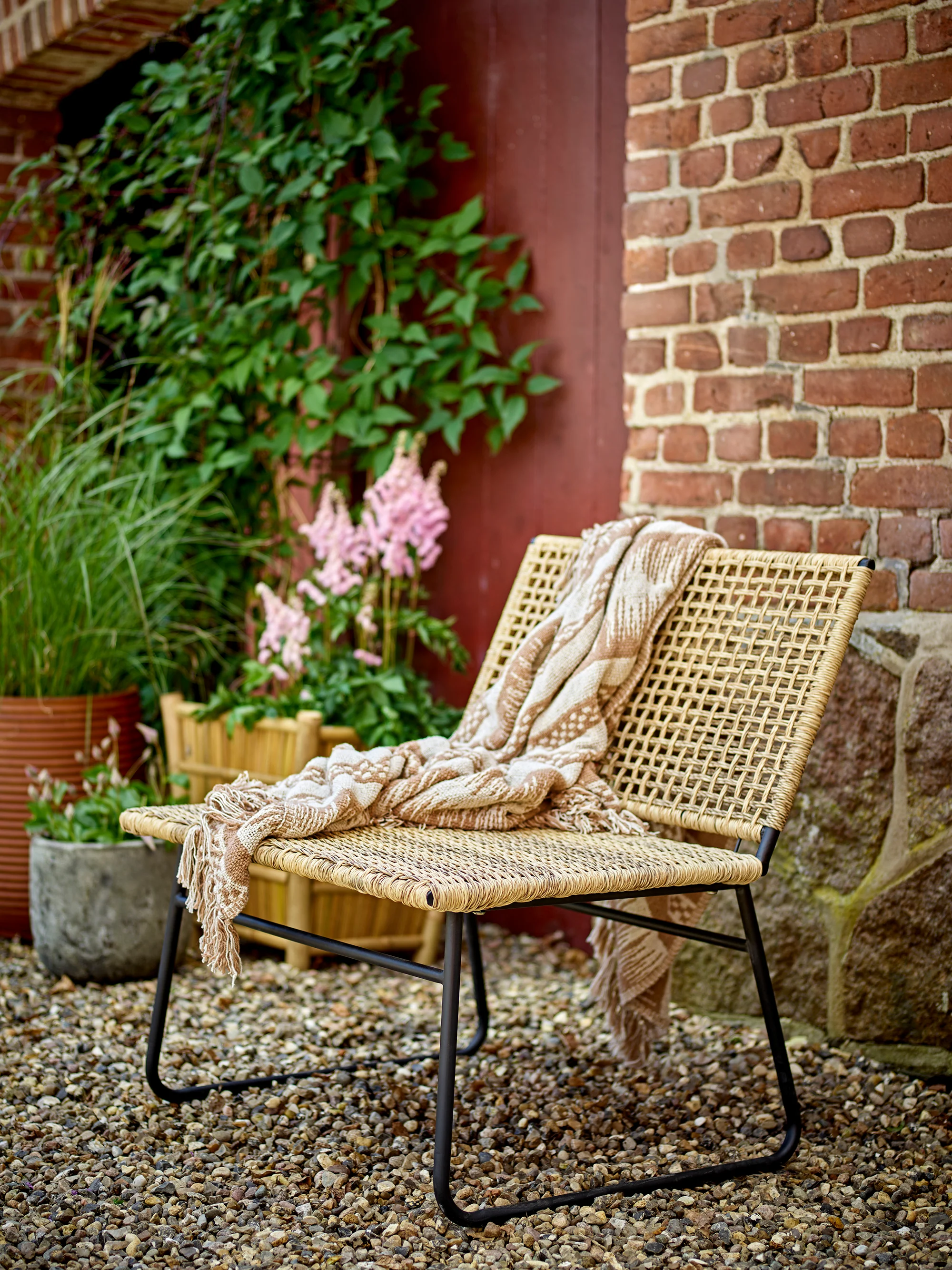 VALLONE LOUNGE CHAIR, NATURE, POLYRATTAN