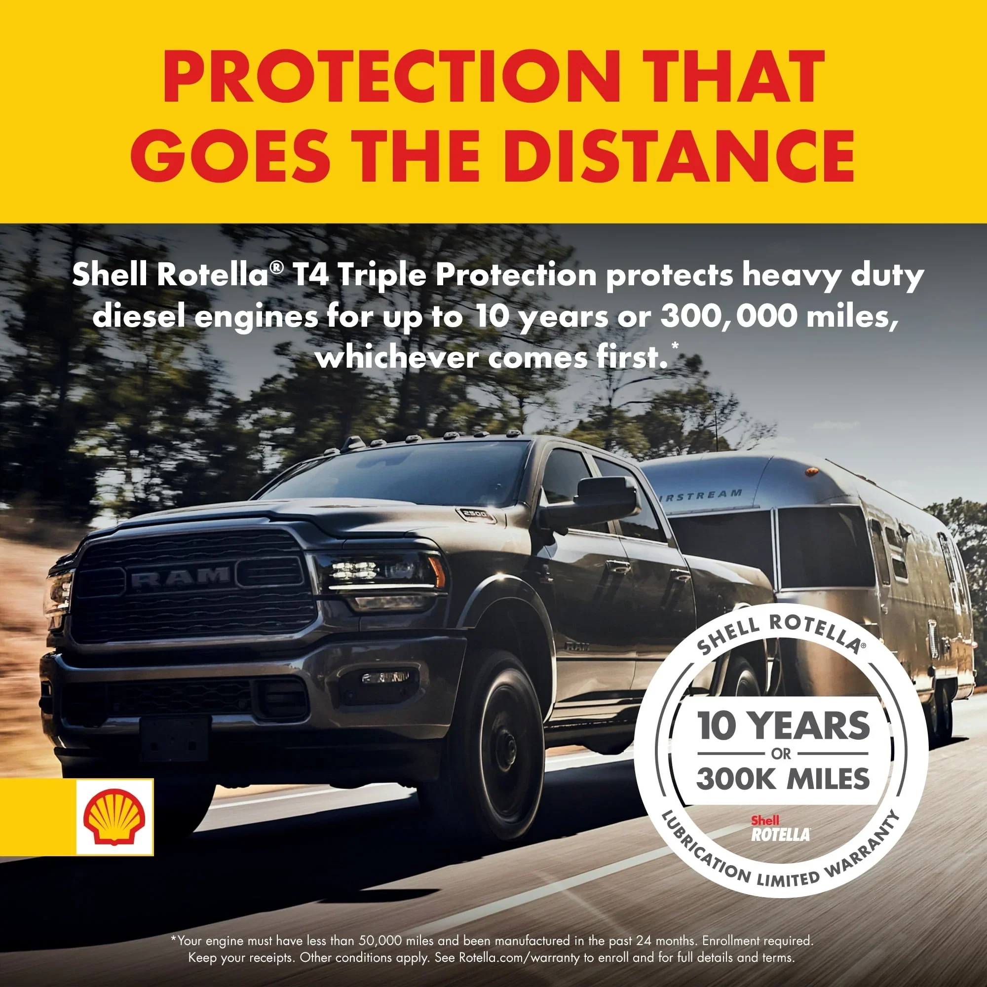 Shell Rotella T4 Triple Protection 15W - 40 Diesel Motor Oil, 5 Gallon Pail