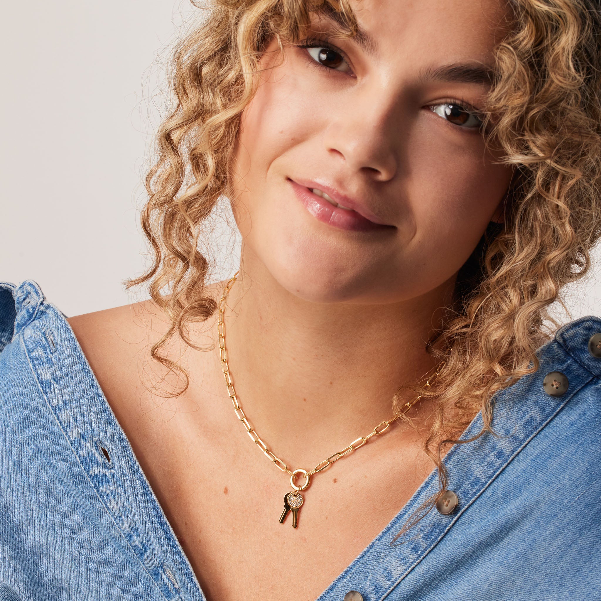 Clip Chain Charm Necklace Base