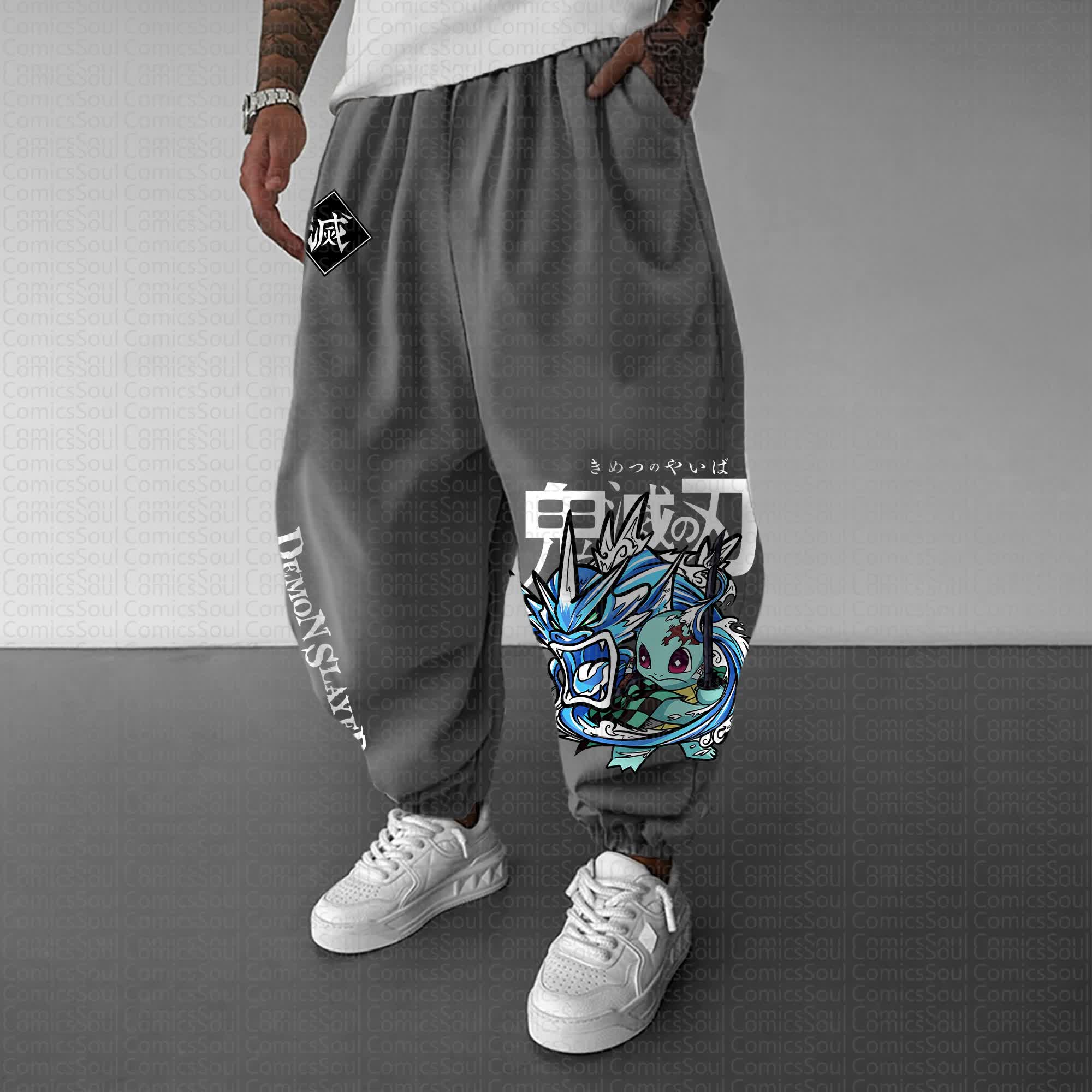 Unisex Anime Inspired Vintage Pants丨Comicssoul X Comicssoul
