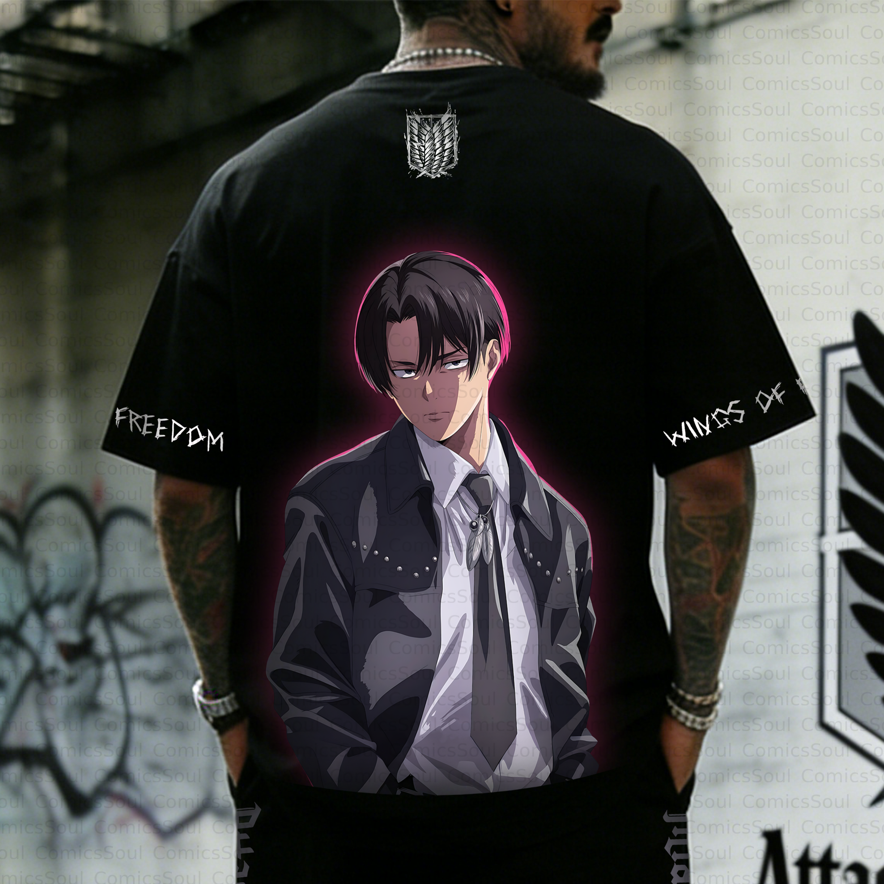 Unisex Anime Inspired Vintage T-Shirt