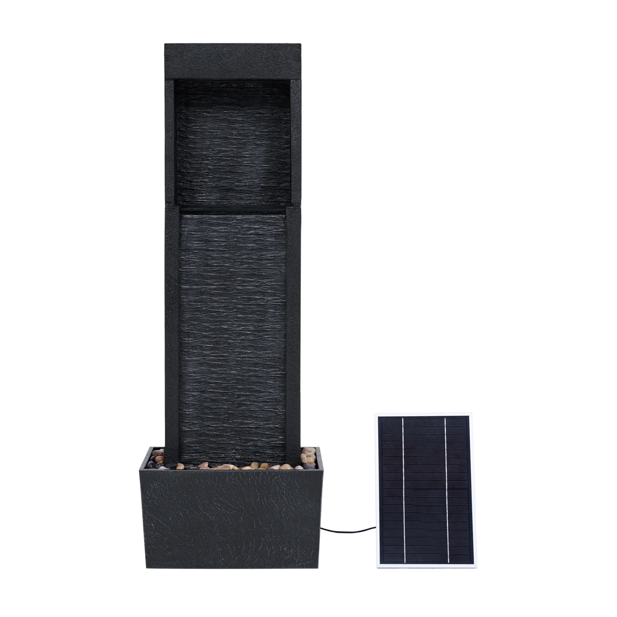 Teamson Home 37.99" Athena Outdoor Solar Powered Water Fountain - Image 5