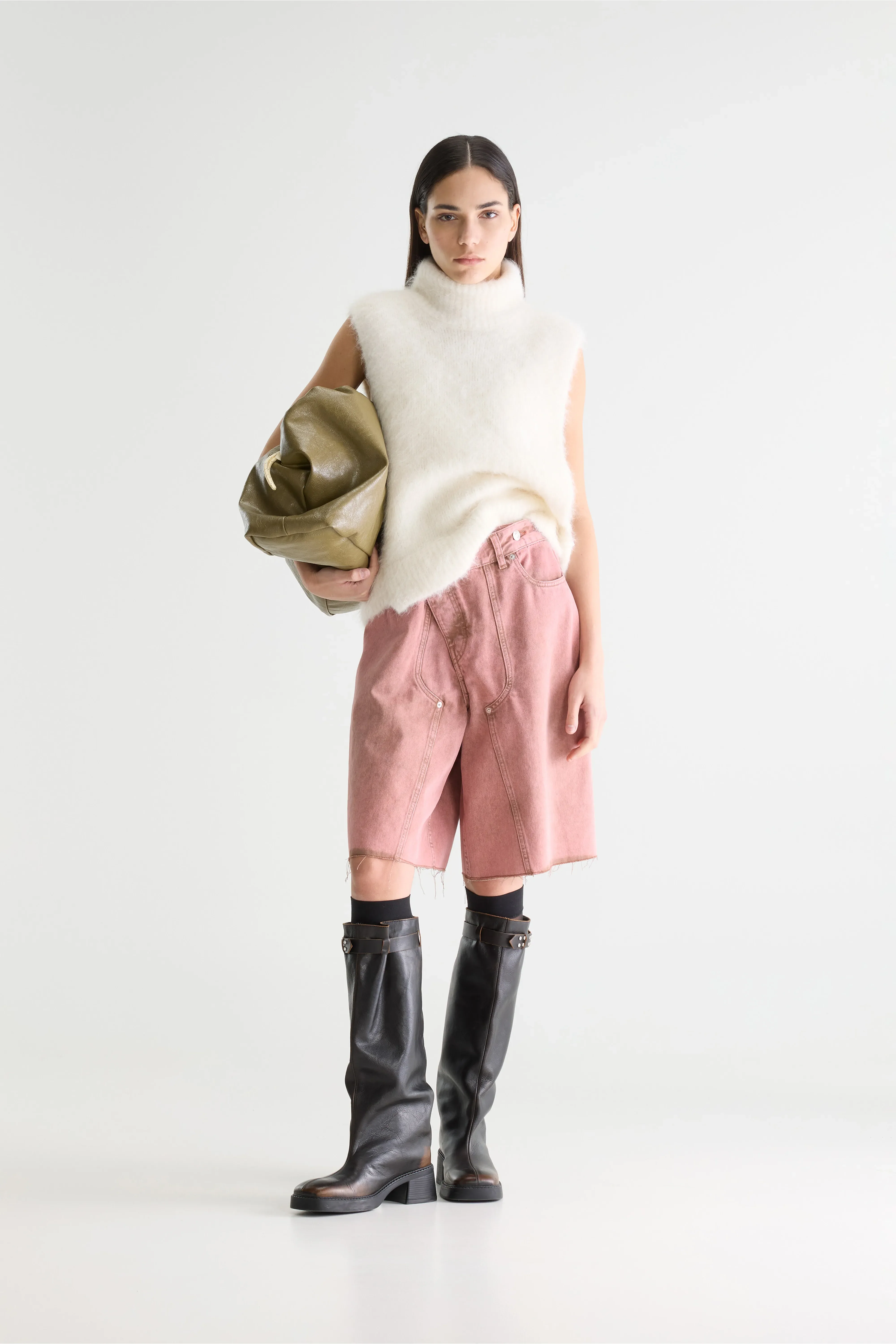 Bellerose Daren beige sleeveless sweater (252 / W / NATURAL)
