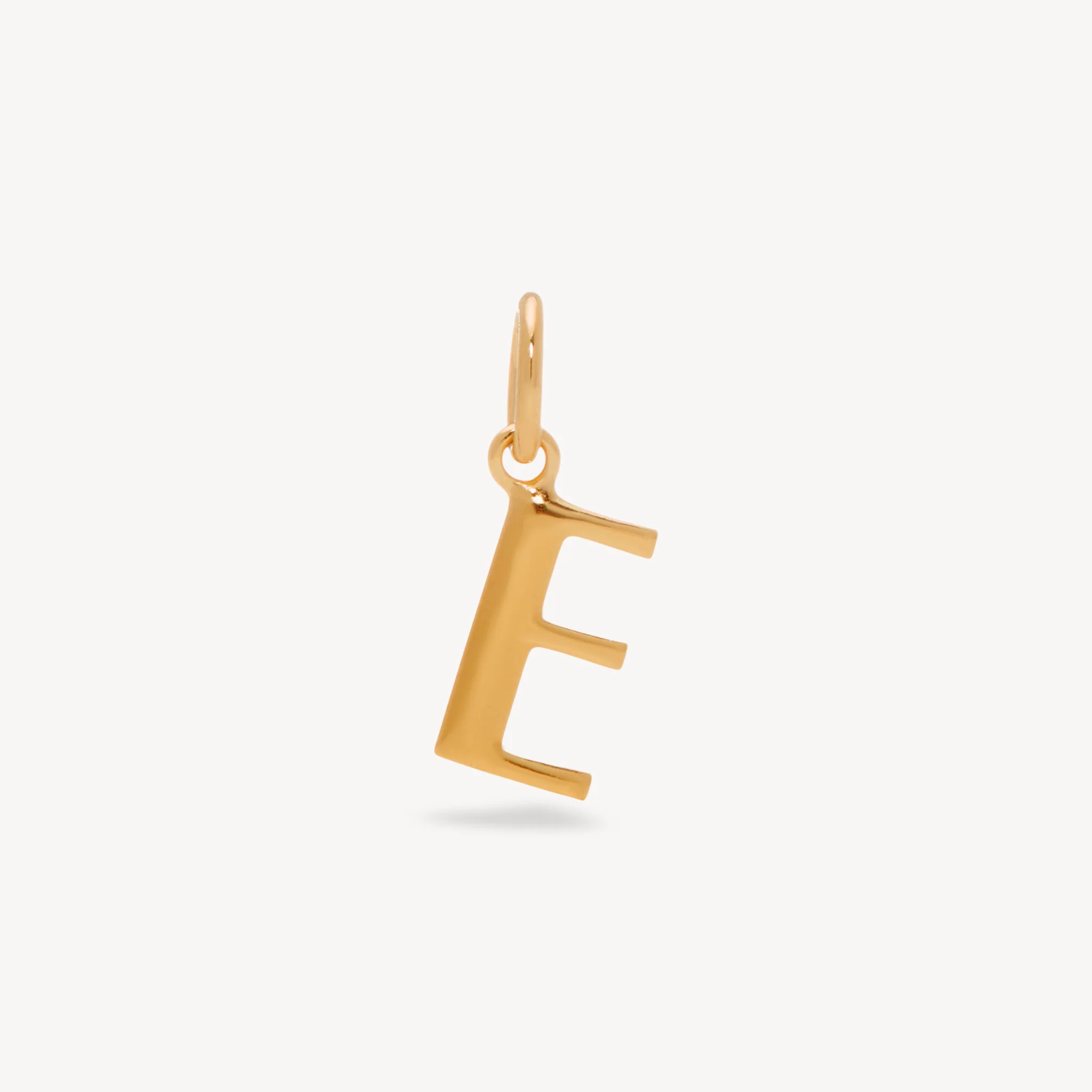 14k Gold Vermeil Letter Charm