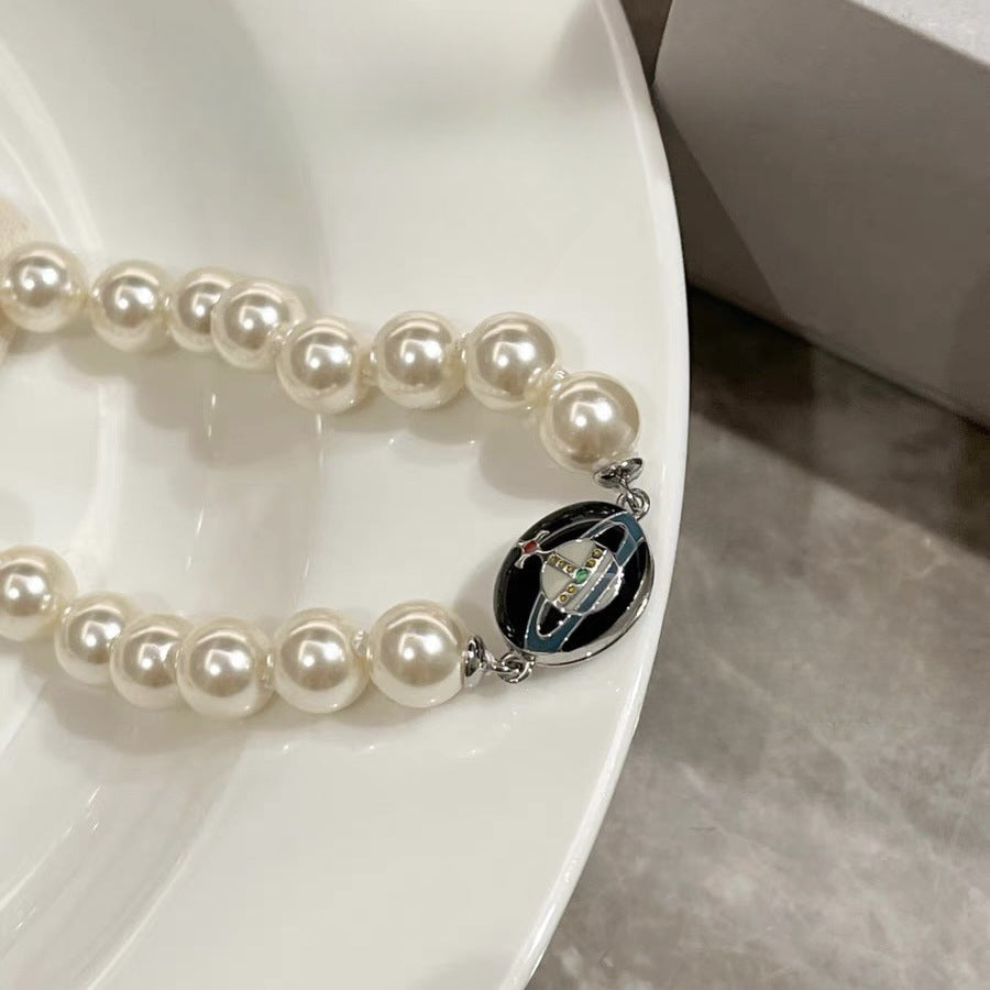 Vivienne Westwood Enamel Epoxy Saturn Bracelet - Original Replica Club