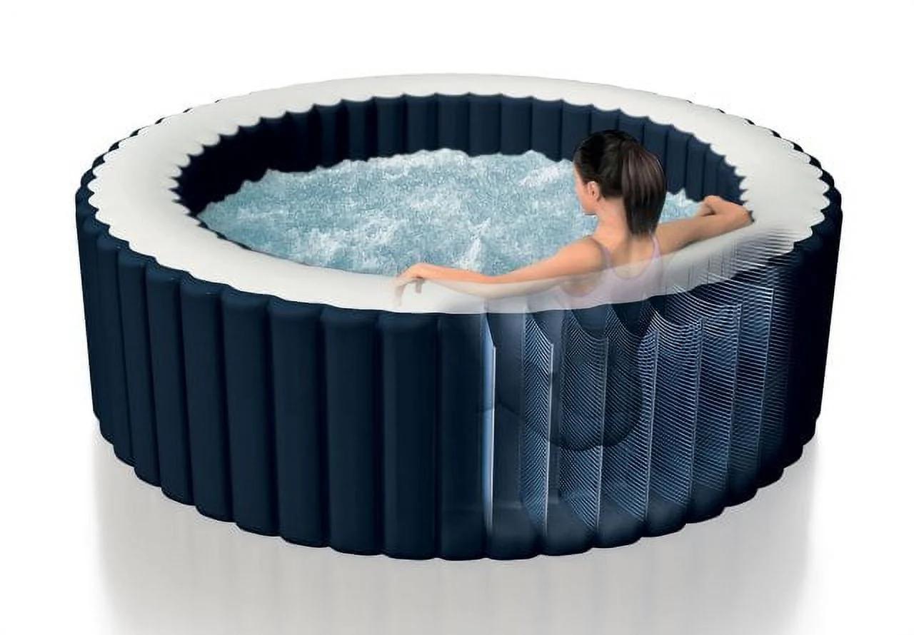 INTEX PureSpa-?Plus Bubble Inflatable Hot Tub Set - 4 Person Spa with Energy Efficient Spa Cover - Image 14