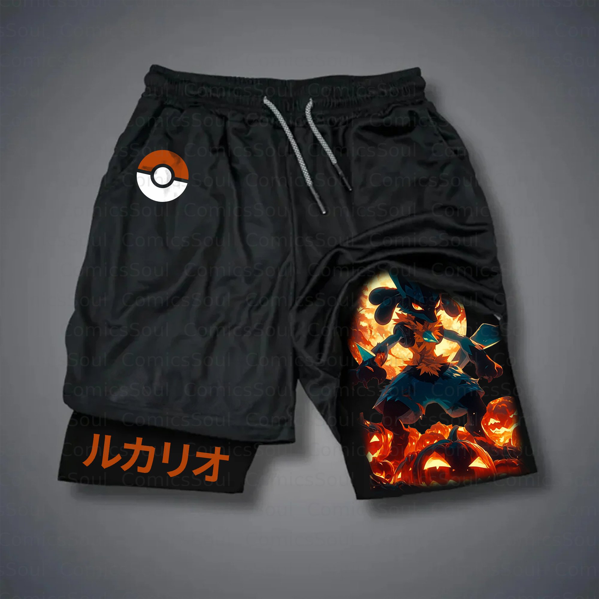 Unisex Casual Anime Streetwear Shorts