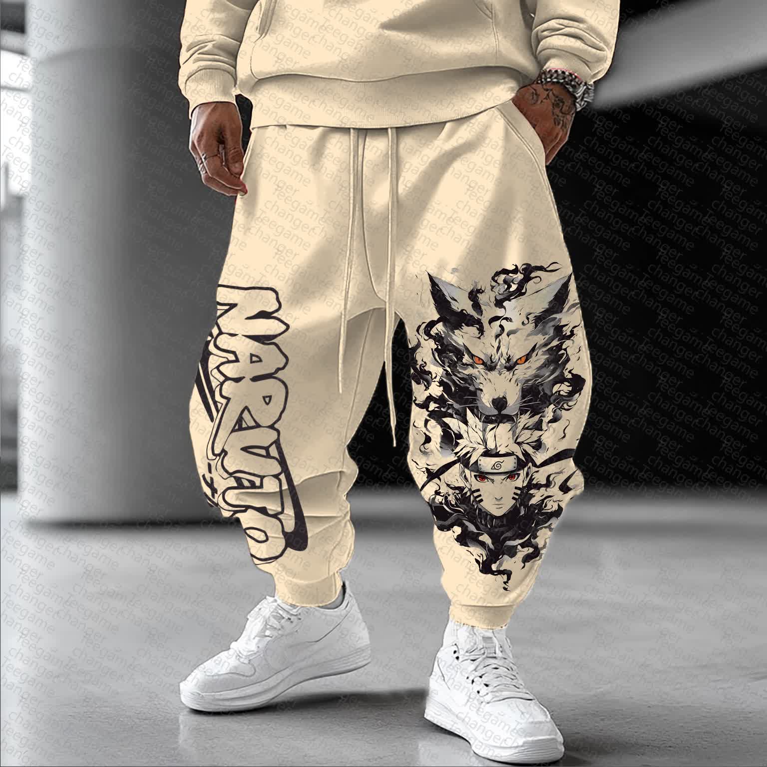 Unisex   Casual Anime Streetwear Pants