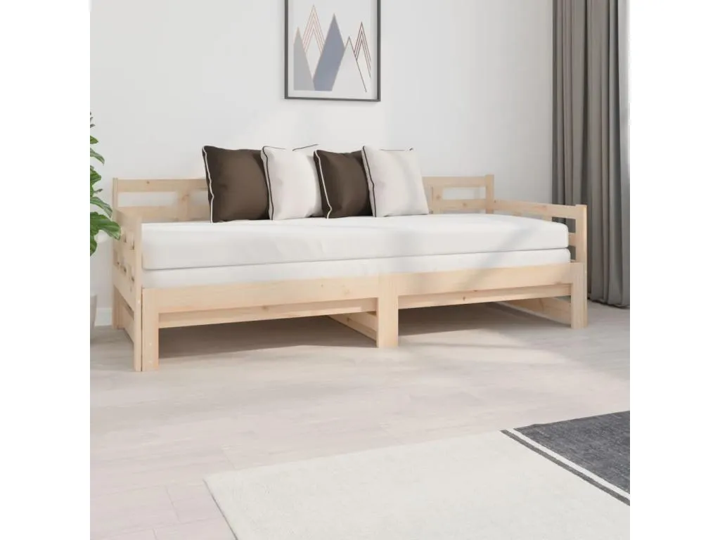 Sofá cama extraíble Habitarluz maciza de Habitarluz 2x(80x200) cm 82849ZHFW