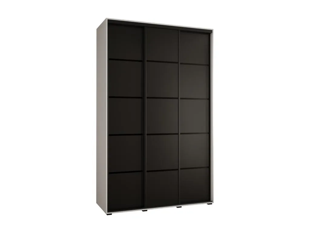 ARMARIO Luxmbls 4 DE PUERTAS CORREDERAS 235.2/170/45 3 puertas (Blanco/Negro/Negro) 22806AXJX